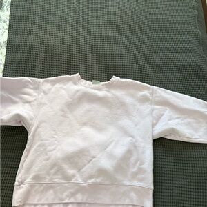 TNA cozy fleece perfect fit crewneck sweater